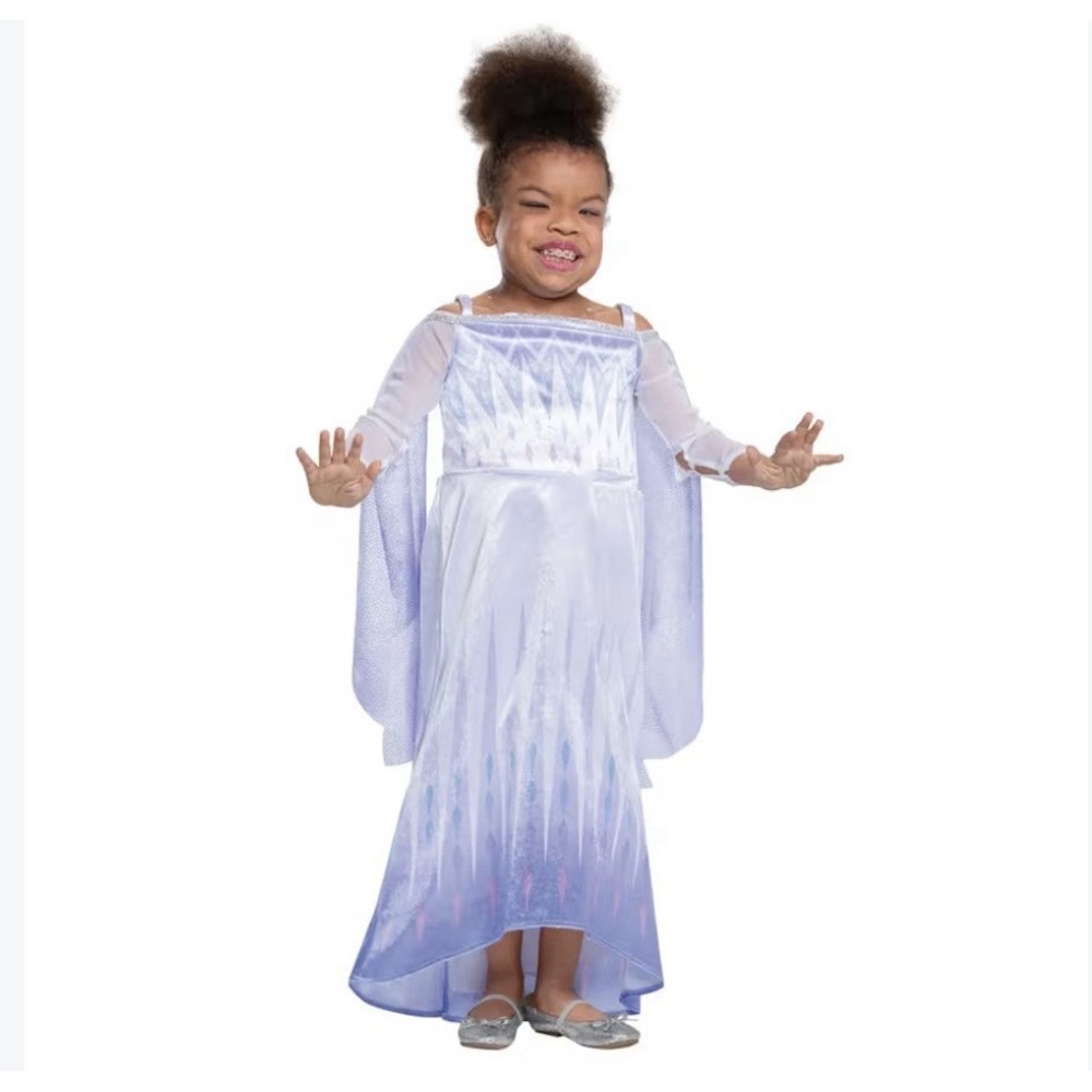 Disguise Licensed Frozen Ii Snow Queen Elsa Costume Girls Size Medium 7 8